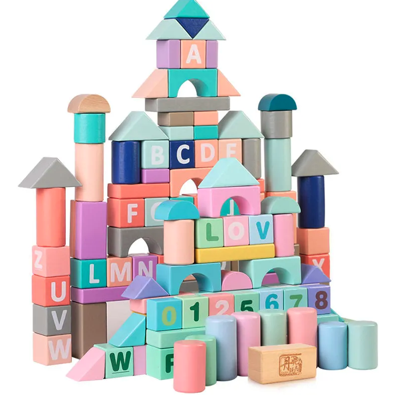 丹妮奇特木制积木怎么样 积木_什么值得买