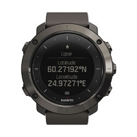 SUUNTO 颂拓 SS022226000 智能手表 50mm 黑色 不锈钢版 硅胶表带 灰色 (GPS)