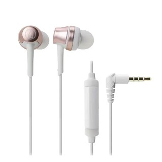 audio-technica 铁三角 ATH-CKR50iS 入耳式有线耳机 粉色 3.5mm