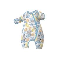 i-baby 珍稀国宝系列 D1210061 婴儿恒温分腿睡袋 纱布清新款 天山雪豹 95-105cm