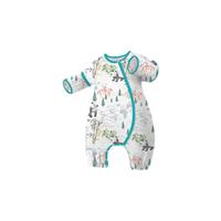 i-baby 珍稀国宝系列 D1210061 婴儿恒温分腿睡袋 纱布清新款 国宝熊猫 115-130cm