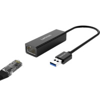 Lenovo 联想 A518 USB 3.0转千兆网卡接口转换器 黑色