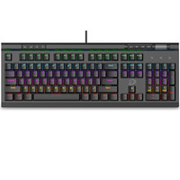 Dareu 达尔优 EK812 精英版 104键 有线机械键盘 黑色 国产黑轴 RGB
