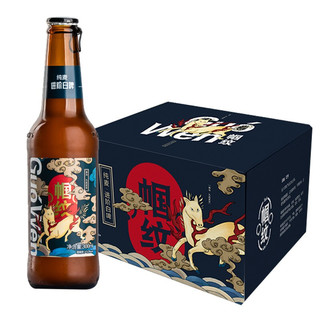 Guo Wen 帼纹 海马九品武官 白啤 300ml*12瓶