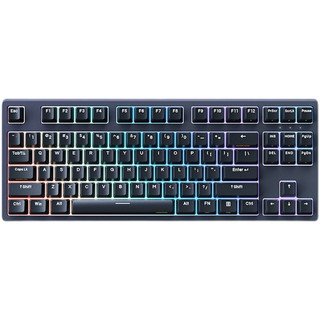 HEXCORE Anne Classic D87 RGB 有线机械键盘 黑色 Cherry茶轴 RGB