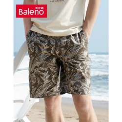 Baleno 班尼路 88010025 男士宽松棉质纯色沙滩五分裤