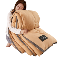 Bejirog 北极绒 磨毛纤维春秋被 橘色 180*220cm 4斤