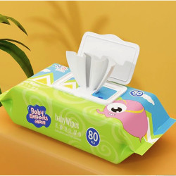 娇点儿童杀菌湿纸巾80抽5包