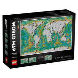 LEGO 乐高 世界地图31203马赛克颗粒画
