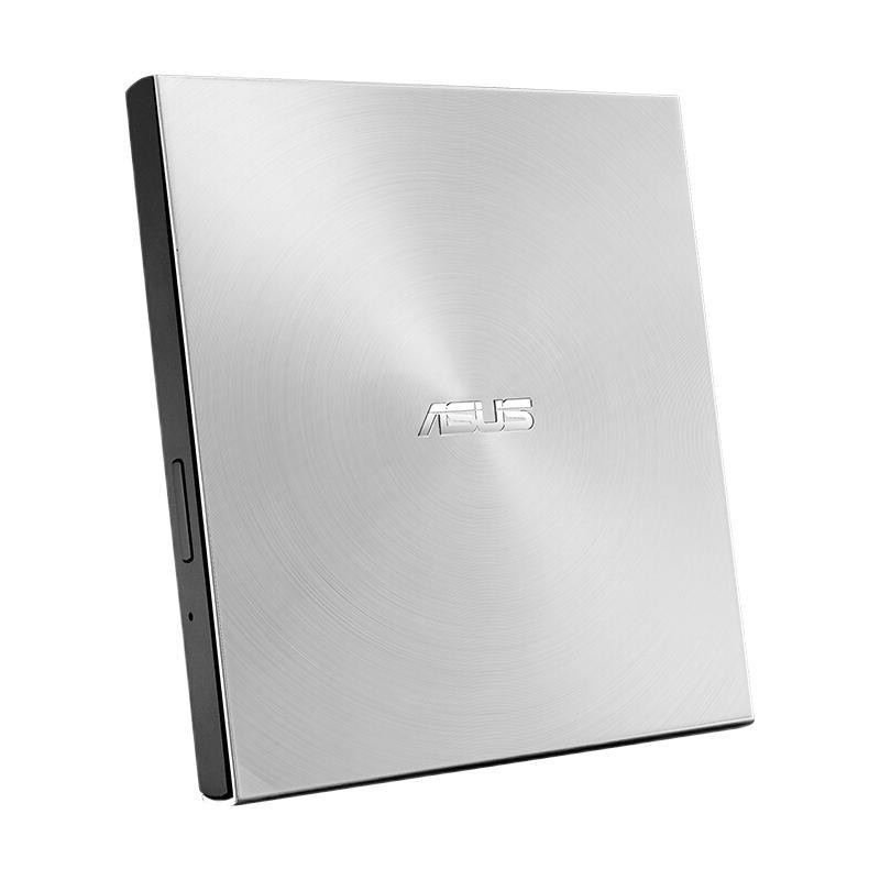 ASUS 华硕 8倍速 USB2.0 外置DVD刻录机 移动光驱 银色(兼容苹果系统/SDRW-08U7M-U)