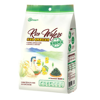 Rivsea 禾泱泱 稻鸭原生米饼 海苔味 50g