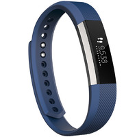 fitbit alta 智能手环 黑色 橡胶蓝色表带（睡眠检测、心率监测）