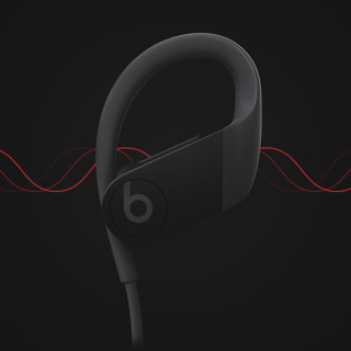 Beats Powerbeats 入耳式挂耳式降噪蓝牙耳机 黑色