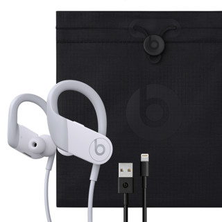 Beats Powerbeats 入耳式挂耳式降噪蓝牙耳机 白色