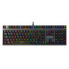 RAPOO 雷柏 V700 合金版 108键 有线机械键盘 黑色 雷柏茶轴 RGB