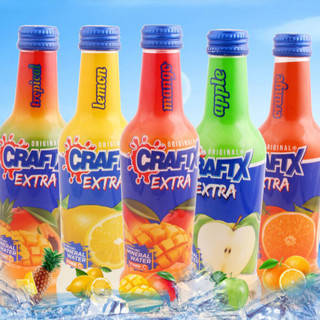 CRAFTX 要酷 碳酸饮料组合装 混合口味 240ml*5瓶