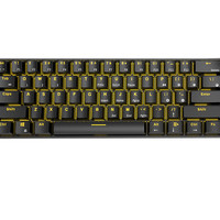 ROYAL KLUDGE RK61 61键 双模机械键盘 黑色 国产红轴 单光