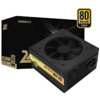 SAMA 先马 24K系列 ETX-550-1 金牌（90%）非模组ATX电源 550W