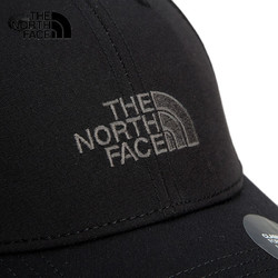 THE NORTH FACE 北面 帽子 TheNorthFace运动帽硬顶21秋季户外中性男女球棒球遮阳透气鸭舌帽 4VSV JK3/黑色 OS