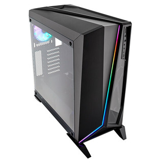 USCORSAIR 美商海盗船 SPEC-OMEGA RGB ATX机箱 半侧透 +H100i PRO 240mm 一体式水冷散热器