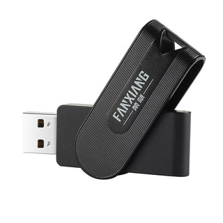 FANXIANG 梵想 F201 USB 2.0 旋转防护U盘 黑色 64GB USB