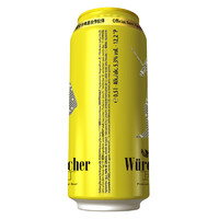 瓦伦丁 Wurenbacher）拉格啤酒500ml*24听整箱装德国原装进口