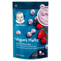 Gerber 嘉宝 婴儿溶豆 3段 混合莓果味 28g