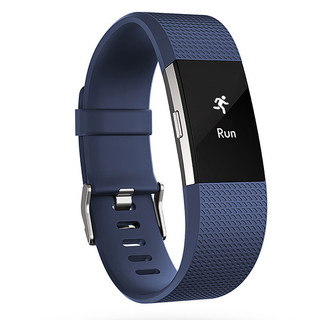 fitbit Charge 2  智能手环 蓝色 硅胶表带 蓝色（ECG、睡眠监测）