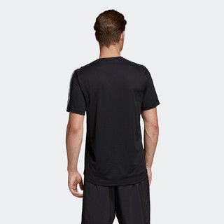 adidas 阿迪达斯 D2M Tee 3S 男子运动T恤 DT3043 黑色 XS