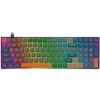 SKYLOONG GK96 96键 有线机械键盘 多色 红轴 RGB