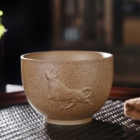 复古品茗级 牛气冲天主人杯 8.3cm x 5.9cm  陶瓷 150ml 