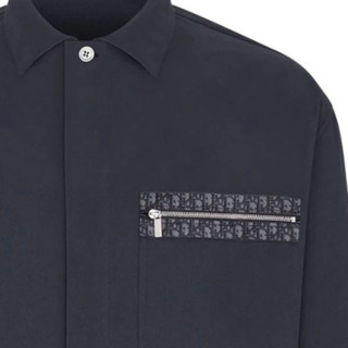 Dior 迪奥 Oblique 男士长袖衬衫 023C553A4816_C589 蓝色 43