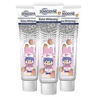 SENSODYNE 舒适达 基础护理系列 抗敏感美白配方牙膏 泡泡玛特联名限定款 100g*3