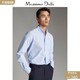 Massimo Dutti 男装 标准版棉牛津布宽松衬衫