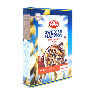 AXA 瑞典AXA45%水果坚果即食谷物700g 进口水果坚果燕麦片