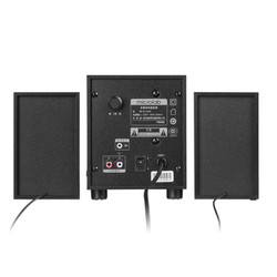 microlab 麦博 M101 2.1声道 桌面 多媒体有线音箱 黑色