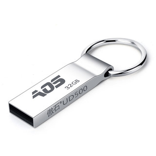 傲石 金属U盘系列 傲石UD500 USB 2.0 U盘 银色 32GB USB