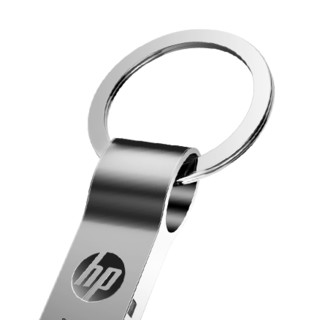 HP 惠普 V285W 钥匙环款 USB 2.0 U盘 黑曜色 32GB USB