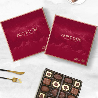 Alpes d'Or 爱普诗 夹心巧克力 216g 礼盒装