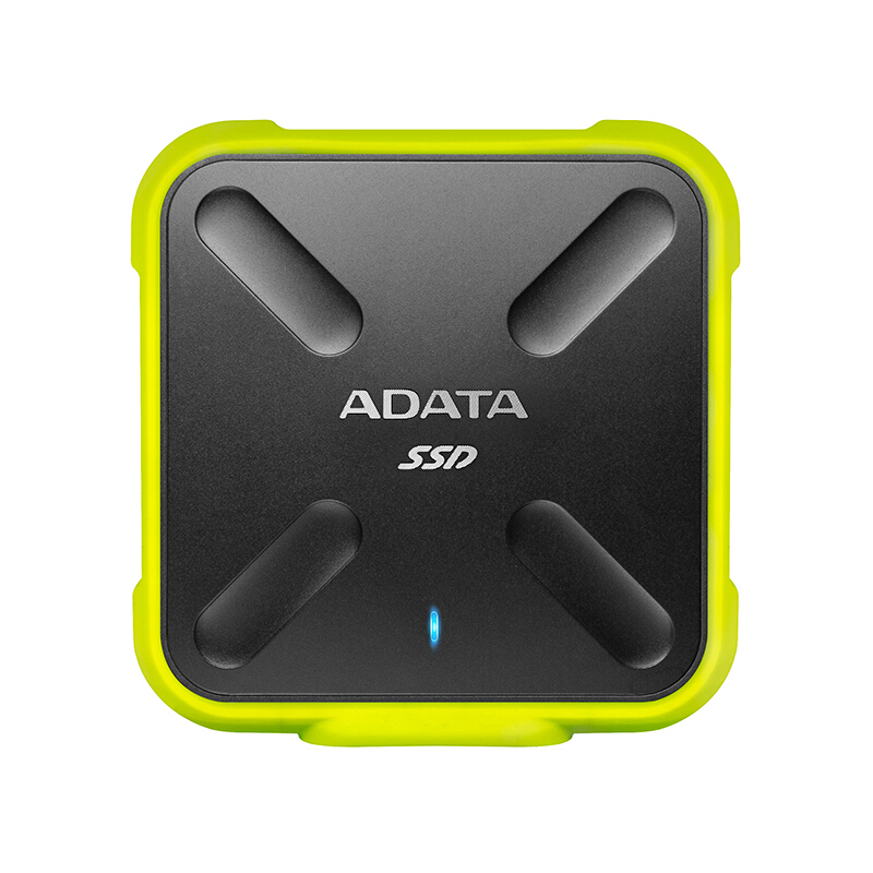 ADATA 威刚 SD700 USB 3.1 移动固态硬盘 USB 256GB 黄黑色
