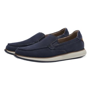 Clarks 其乐 Un Pilot Step 男士乐福鞋 261409567 海军蓝 39.5