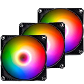 PHANTEKS 追风者 PH-HDDKT0-03 RGB 120mm 机箱散热风扇 三个装