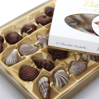 Belgian 白丽人 贝壳形巧克力 250g*2盒