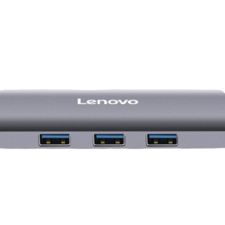 Lenovo 联想 F1-U03 USB-A扩展坞 四合一 灰色