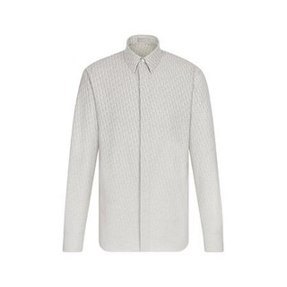 Dior 迪奥 Oblique 男士长袖衬衫 013C501A4836_C088 灰色 40