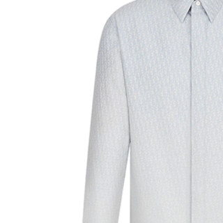 Dior 迪奥 Oblique 男士长袖衬衫 013C501A4836 浅蓝色 40