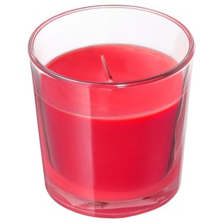 IKEA 宜家 SINNLIG 西恩利 花园浆果香氛蜡烛 红色 7.5cm