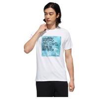 adidas NEO M FAV SLGN TEE2 男子运动T恤 DW8216 白色 M