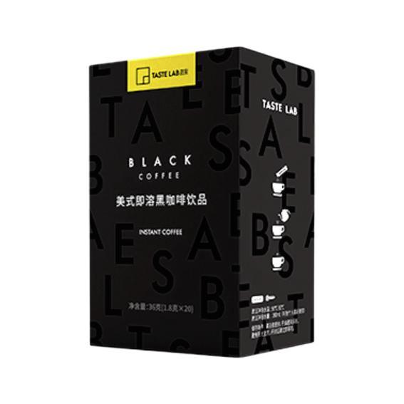 Tastelab 美式即溶黑咖啡饮品 原味 36g
