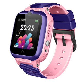 智力快车 Z6 2G 智能手表 41mm 粉色 硅胶表带（GPS、拍照）